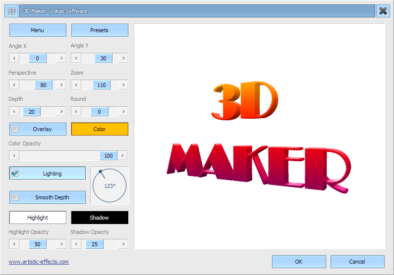3D Maker plug-in